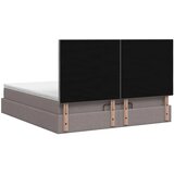  Krevet od pjene s madracem i LED-om Sivosmeđa 180 x 200 cm - Sivosmeđa 180 x 200 cm Dizajn s rombovima | shoptok.hr