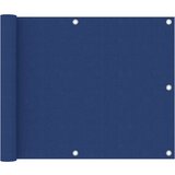 Balkonski zastor plavi 75 x 400 cm od tkanine Oxford | shoptok.hr
