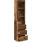  Visoka ploča staro drvo 37,5x35x180 cm konstruirano drvo | shoptok.hr