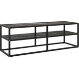 vidaXL TV ormarić crni s crnim mramornim staklom 120 x 40 x 40 cm | shoptok.hr