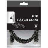 Gembird PP6U-3M/BK Mrezni kabl, CAT6 UTP Patch cord 3m black | Eponuda.com