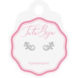 Tutu Biju Uhančki Gekko 8.0 mm - White Bronze - TGE80B020 | Shoptok.si