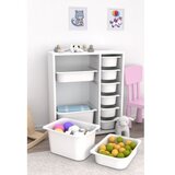 Hanah home Multifunkcionalna komoda Zen 2D2K6U, 69,5 x83 x30 cm, Bijela | Eponuda.ba