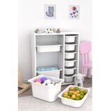 Hanah home višenamenska polica zen 2D2K6U white Cene