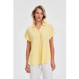 Marisse Yellow Viscose Shirt | ePonuda.com