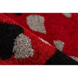Kayoom PREPROGA Naila 300 Schwarz / Rot 160/230 cm tkano rdeča, črna | Shoptok.si