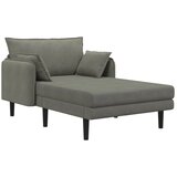  Preveliki šezlong Svjetlosiva Baršunasta tkanina - Svjetlosiva 101 cm | shoptok.hr