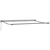 vidaXL Retraktilna tenda Antracit 500 × 300 cm blago - - Antracit - 42.5 - 500 x 300 cm - | Shoptok.si