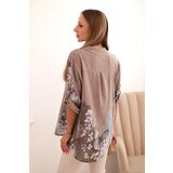 Kesi Włoski Women's cotton shirt with button and pocket fango | shoptok.hr