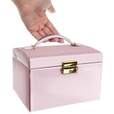 Beautylushh satenska kutija za nakit, roza | shoptok.hr