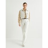 Crop Tweed Vest with Pocket Detail and Gold Buttons