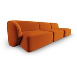 Milo Casa Žametna sedežna garnitura v barvi terakote levi kot 311 cm Paolo – | Shoptok.si