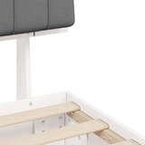  Krevetni okvir s tapiciranim uzglavljem Svijetlo siva | shoptok.hr