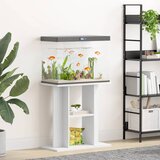  Stalak za akvarij bijeli 60 x 30 x 60 cm od konstruiranog drva | shoptok.hr