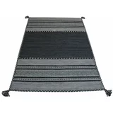 Webtappeti tamno sivi pamučni tepih Antique kilim, 60 x 200 cm