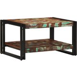 vidaXL Višebojni stolić za kavu 70x50x38 cm puno drvo obrađeno Cijene