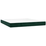  Krevet s oprugama i madracem tamnozeleni 180x200 cm baršunasti | shoptok.hr