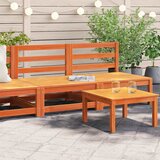  Vrtne sofe bez naslona za ruke 2 kom smeđe 70x70x67cm borovina | shoptok.hr