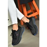 Fox Shoes P848531504 Women's Sneakers in Black/Sax Blue Fabric cene