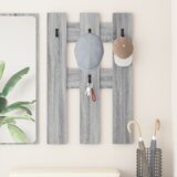 vidaXL Vješalica za kapute na zidu Sivi hrast sonoma 65 x 3 x 100 cm | shoptok.hr