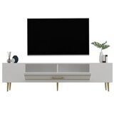 Hanah home TV komoda Dekolp2, 150x48.2x35 cm, bijelo-zlatna boja | Eponuda.ba