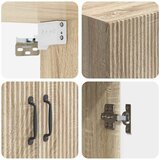  Ormar za montažu na zid 66 x 34,5 x 90 cm Konstruirano drvo | shoptok.hr