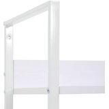 Police za knjige s 5 razina crne 60 x 27,6 x 158,5 cm drvene | shoptok.hr