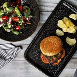 Tognana Pravokoten krožnik Attitude Browny 24x15cm / okrogel / porcelan, (20454877) | Shoptok.si