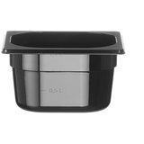 Hendi Črna polikarbonatna posoda GN 1/6 višina 100 mm - 862728, (21384002) | Shoptok.si