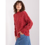 Wool Fashion Italia Sweater-AT-SW-2363-2.04P-dark red | Shoptok.si