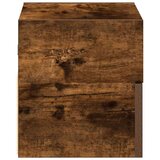 vidaXL Stenska nočna omarica dimljeni hrast 45x26x28,5 cm | Shoptok.si