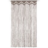 Furnova Zavesa makrame taupe 140x240 cm bombaž, (21918524) | Shoptok.si