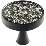  Gumb za pohištvo (2 kos, Vrsta pohištvenega ročaja: Gumb, Ø x V: 32 x 30 mm, Črna) | Shoptok.si
