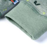 Dječja topla majica svijetla kaki prošarana 104 | shoptok.hr