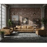 MID.YOU FOTELJ, rjava usnje | Shoptok.si