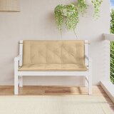  Jastuci za vrtnu klupu 2 kom svjetlosivi 120x50x7 cm tkanina | shoptok.hr