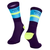 Čarape STRIPE duže, ljubičaste L-XL/42-46