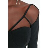 Trendyol black piping detailed blouse | ePonuda.com