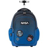 Unipap st.right space moon nasa školska torba na kotačiće, ruksak 44x32x25cm | shoptok.hr