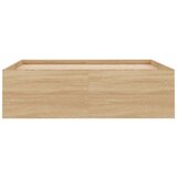 vidaXL Okvir za krevet boja hrasta sonome 120 x 190 cm mali bračni | shoptok.hr