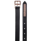 Waldhausen Kaiš za uzengije crni kožni sa cirkonima 130cm x 2,5cm | Eponuda.com