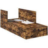  Krevet s ladicama Dimljeni hrast 80 x 200 cm Konstruirano drvo | shoptok.hr