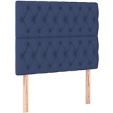  Box spring s madracem LED plavi 90x200 cm od tkanine | shoptok.hr