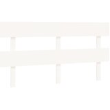  Uzglavlje za krevet bijelo 164 x 3 x 81 cm od masivne borovine | shoptok.hr