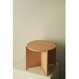 Hübsch Okrogla stranska mizica v hrastovem dekorju ø 55 cm Dash – | Shoptok.si