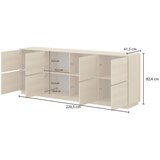 MID.YOU ŠIROKA KOMODA, barve oreha | Shoptok.si