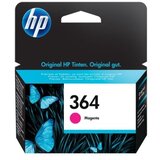 HP 364 originalna črnilna kartuša, magenta, standardne kapacitete 3 ml, za približno 300 strani, 1 kos, z Vivera črnilom | Shoptok.si