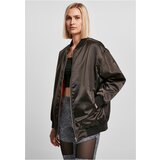 UC Ladies Women's Oversized Satin Bomber Jacket Black Cijene