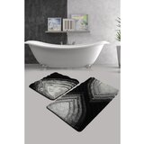 Stella anthracite multicolor acrylic bathmat set (2 pieces) | ePonuda.com