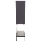 Premier Housewares Siva jeklena vitrina 75x150x35 cm Acier – | Shoptok.si